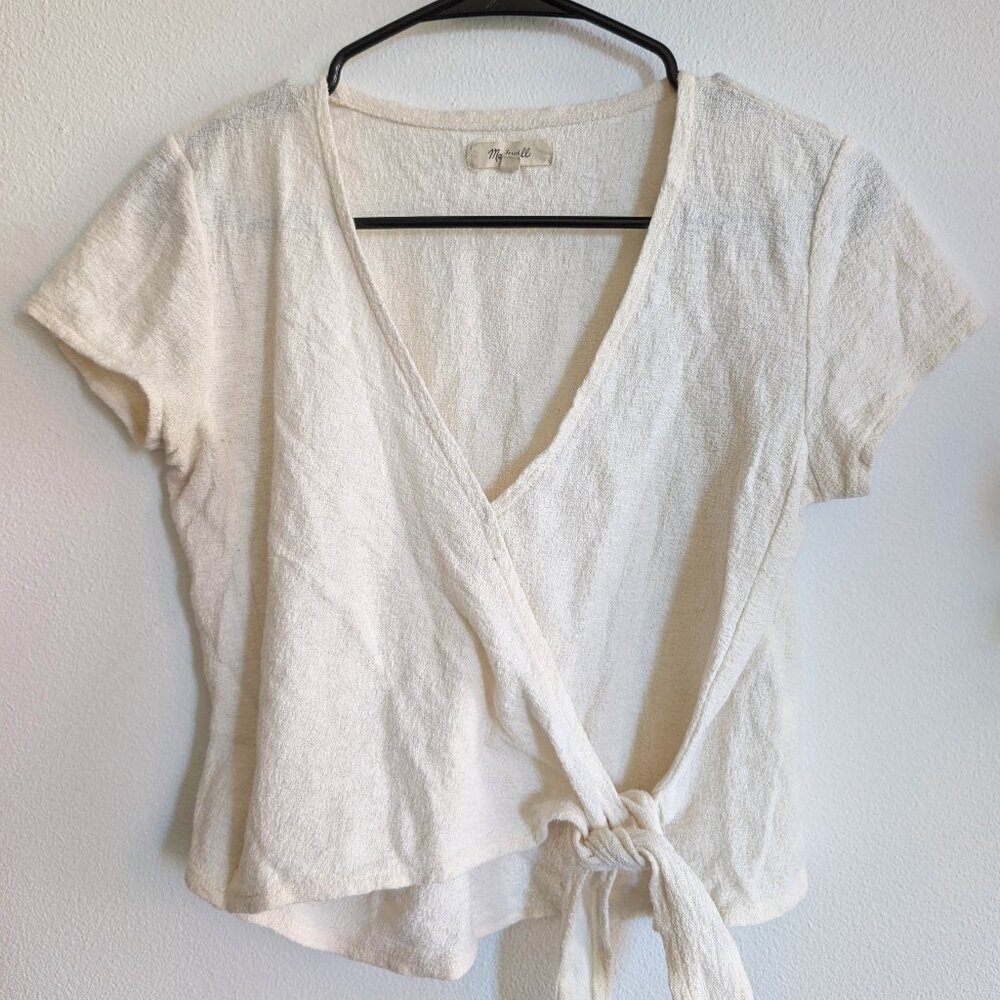 Madewell tie top (XS)